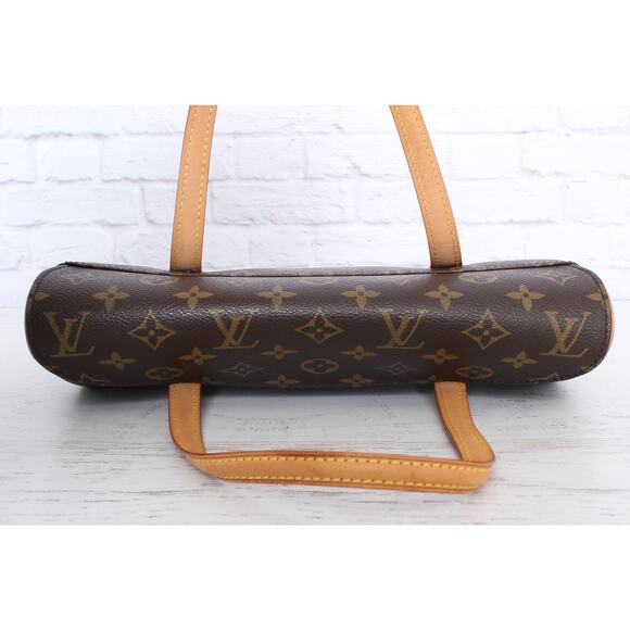 Louis Vuitton Sonatine Monogram Leather Satchel Handbag Brown - Picture 8 of 12